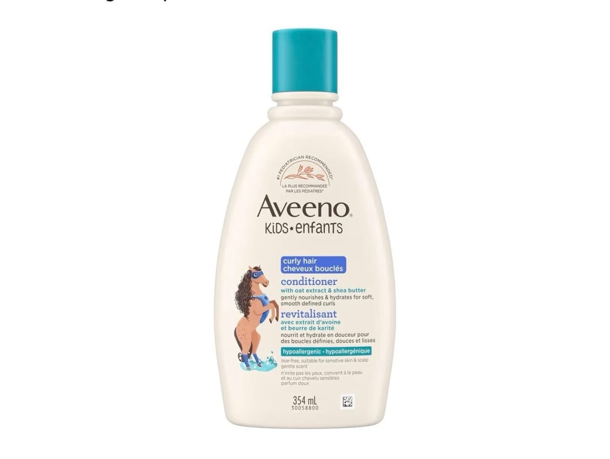 Aveeno Kids Curly Hair Conditioner with Oat Extract & Shea Butter (354mL)