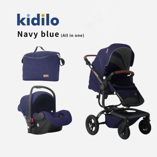 Kidilo NQ100 Complete Travel System – Navy Blue