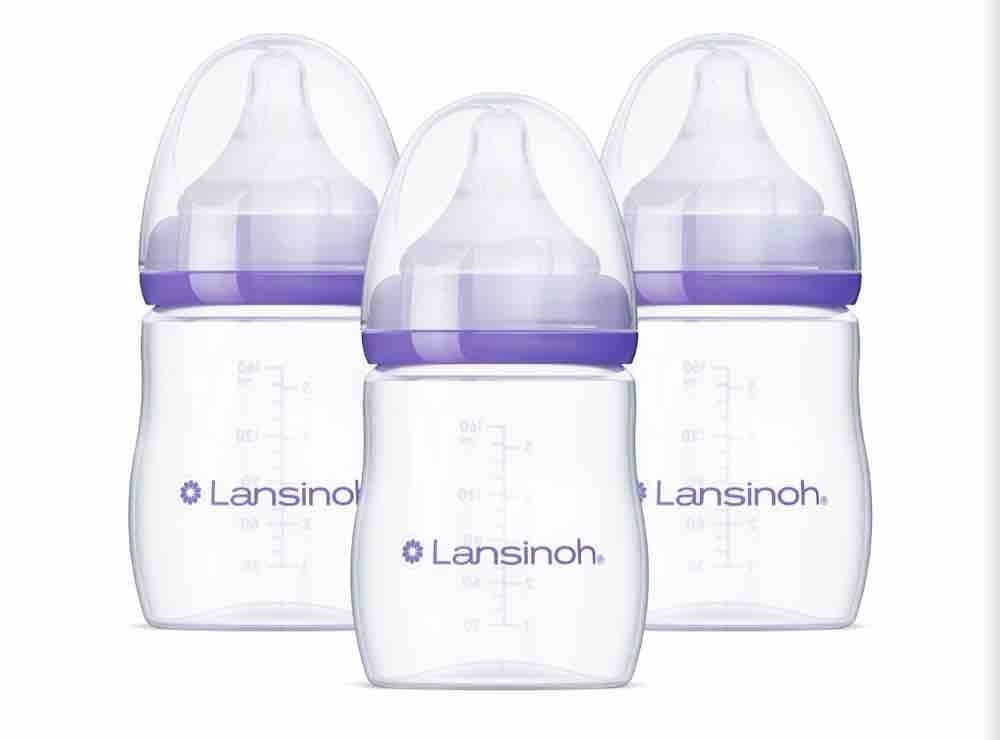 Lansinoh Anti-Colic Baby Bottles – 160ml, 3 Pack