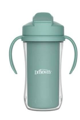Dr. Brown’s Milestones Insulated Straw Cup – Green