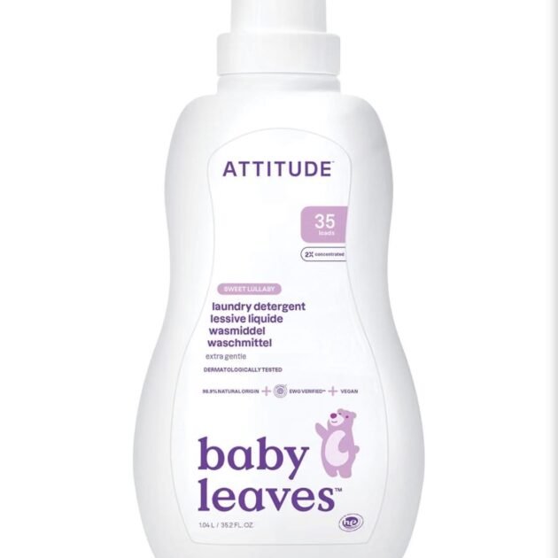 ATTITUDE Baby Leaves Laundry Detergent – Sweet Lullaby, 1.05L