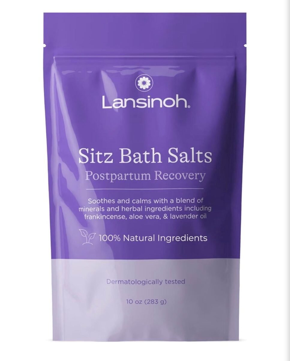 Lansinoh Sitz Bath Salts – Postpartum Recovery, 283g
