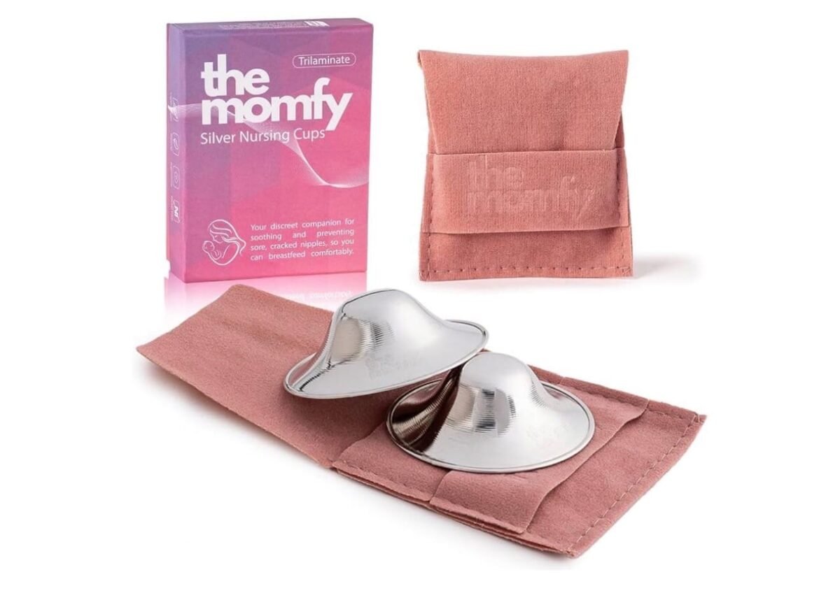 The Momfy Silver Nursing Cups – Pair