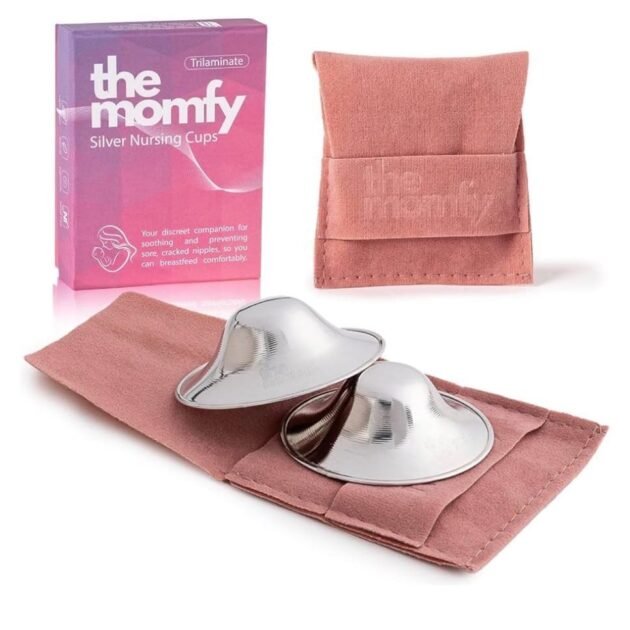 The Momfy Silver Nursing Cups – Pair
