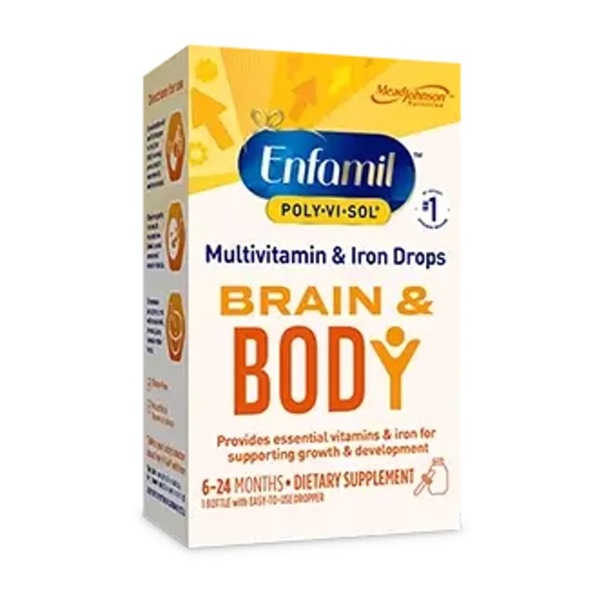 Enfamil Poly-Vi-Sol Multivitamin & Iron Drops – 50 mL