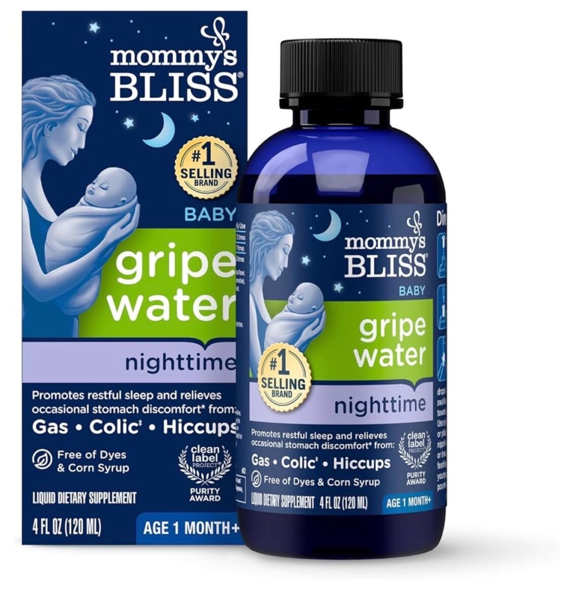 Mommy’s Bliss Night Time Gripe Water – 4 fl oz / 120ml