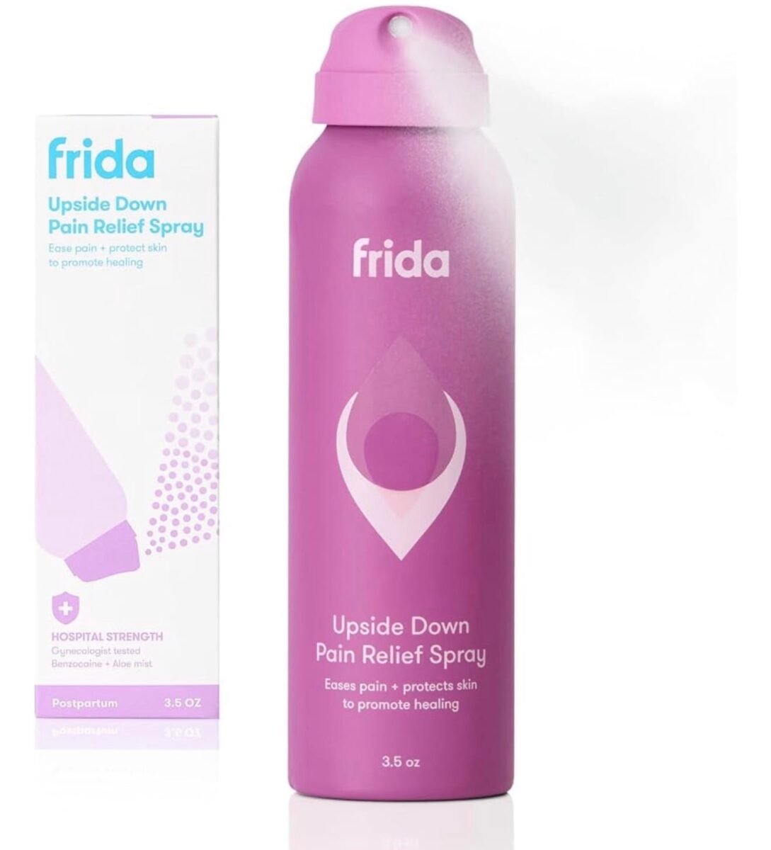 Frida Mom Upside Down Pain Relief Spray – Hospital Strength, 3.5 oz