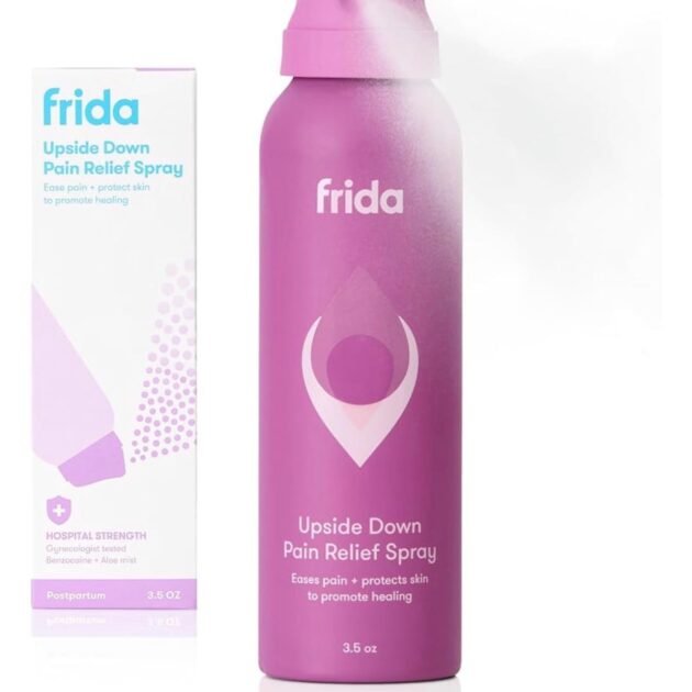 Frida Mom Upside Down Pain Relief Spray – Hospital Strength, 3.5 oz