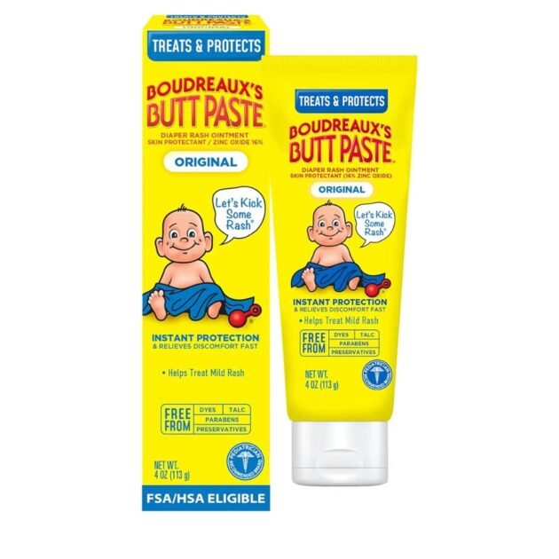 Boudreaux’s Butt Paste® Original Diaper Rash Ointment – 4 oz