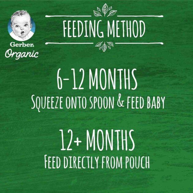 Gerber Organic Puree Apple Baby Food, 90g – view 2